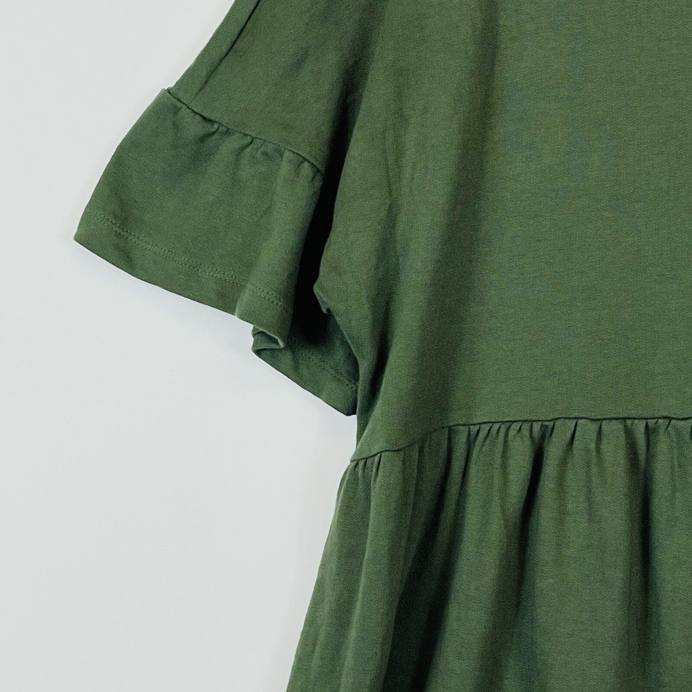 Jillian Harris x Jardines Womens Small Dress Road Trip Green Oversized Earthy - Picture 3 of 7